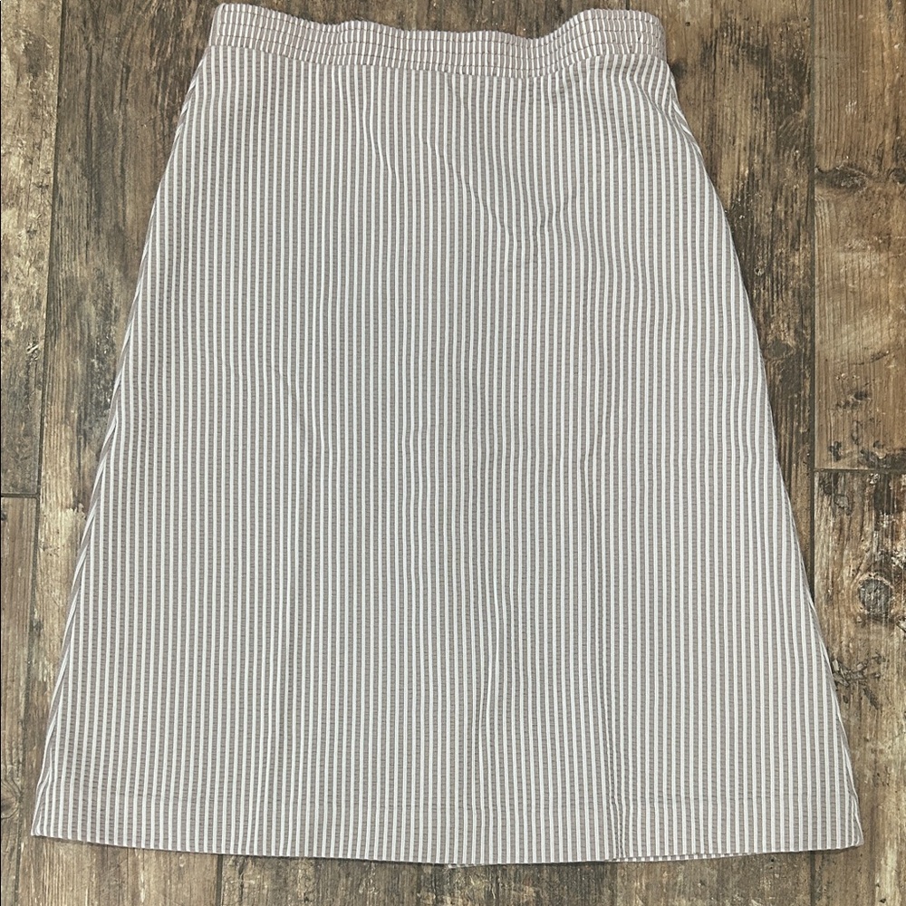 Vintage homemade Striped Button-Down Skirt - Picture 9 of 11